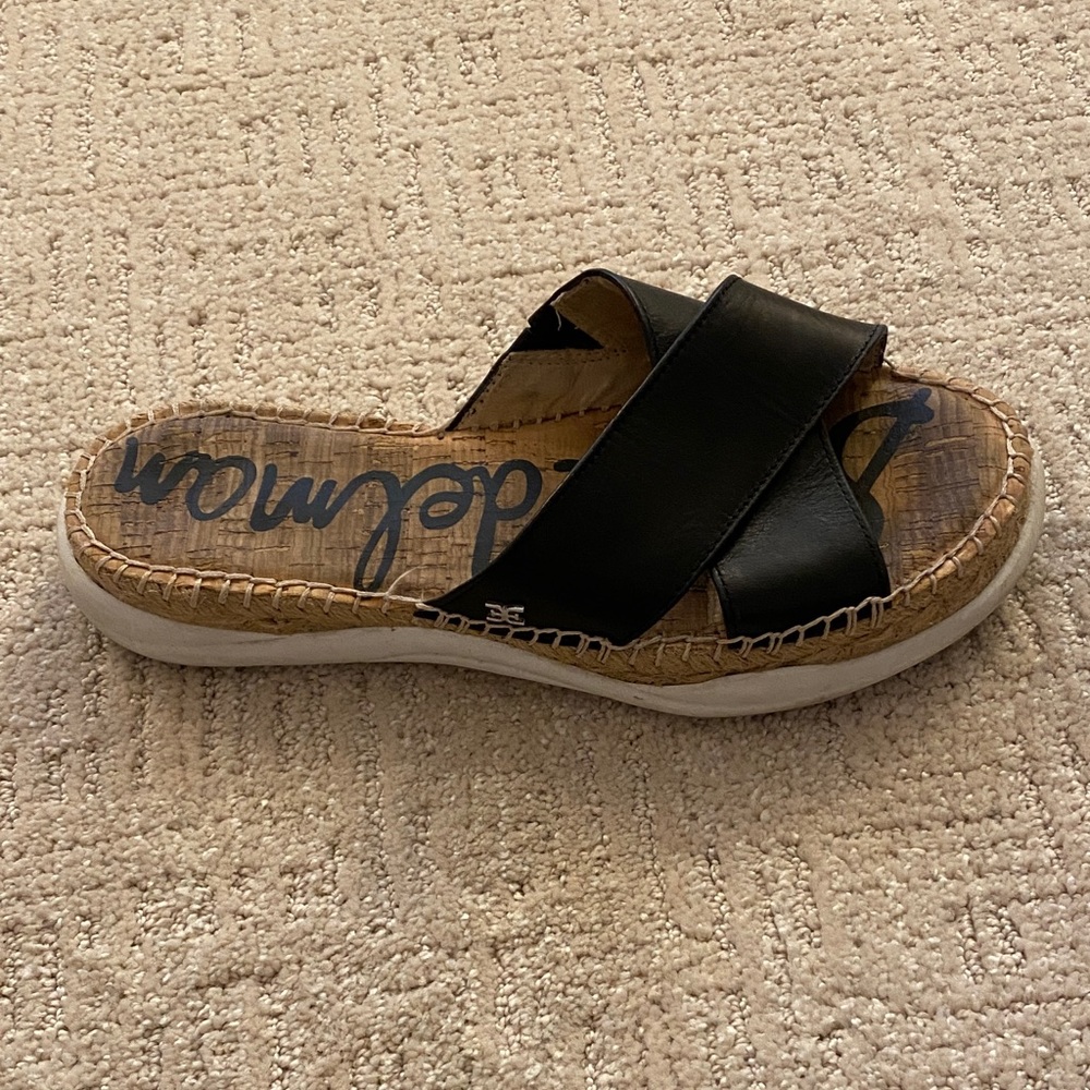 Sam Edelman Black Slide Sandals 7 1/2 Med - Picture 4 of 9